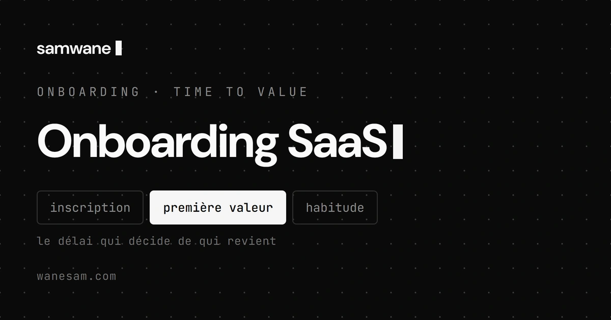 Onboarding SaaS : réduire le time to value