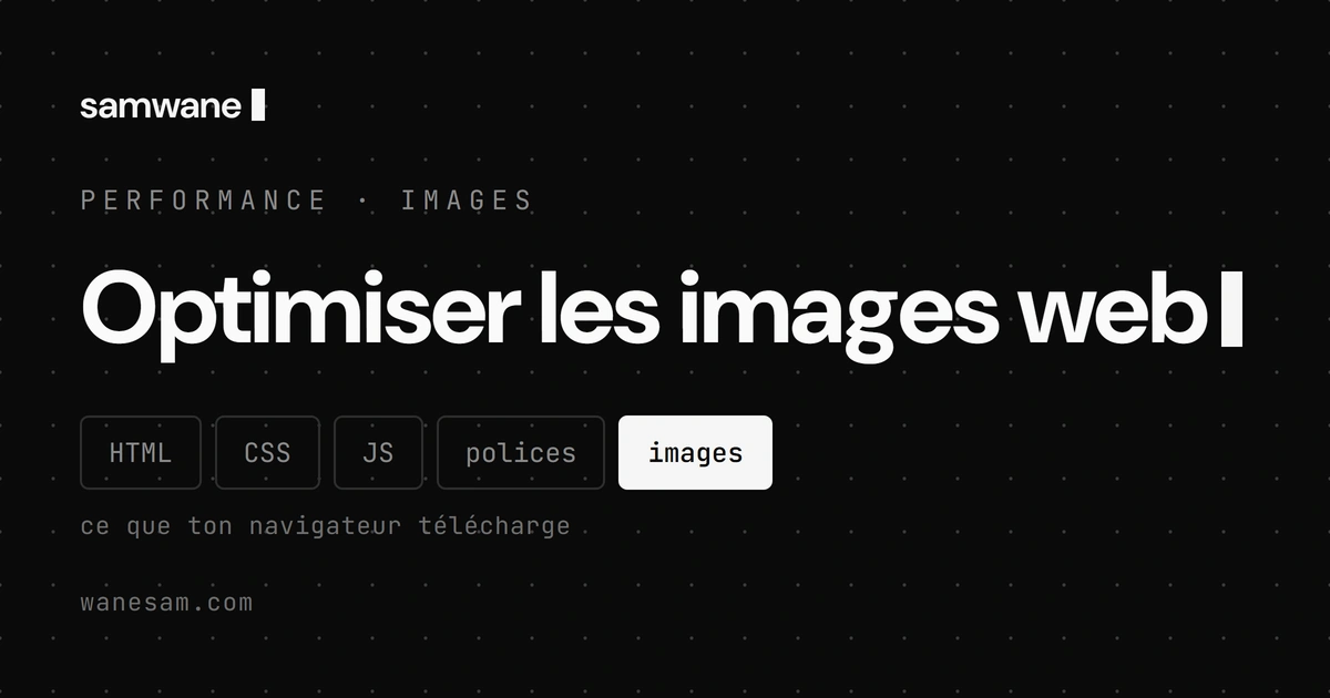 Optimiser les images web : le coupable numéro un du poids de ta page