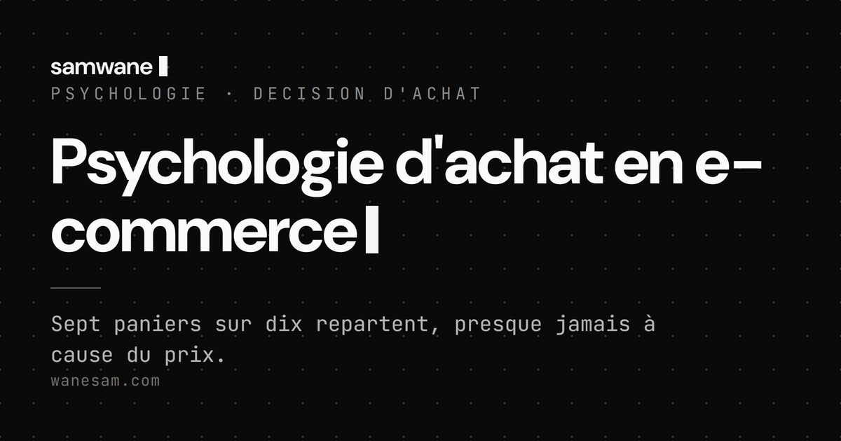 Psychologie d'achat en e-commerce : le copywriting qui transforme le doute en commande