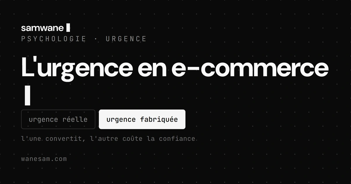 L'urgence en e-commerce : où passe la ligne entre motiver et manipuler